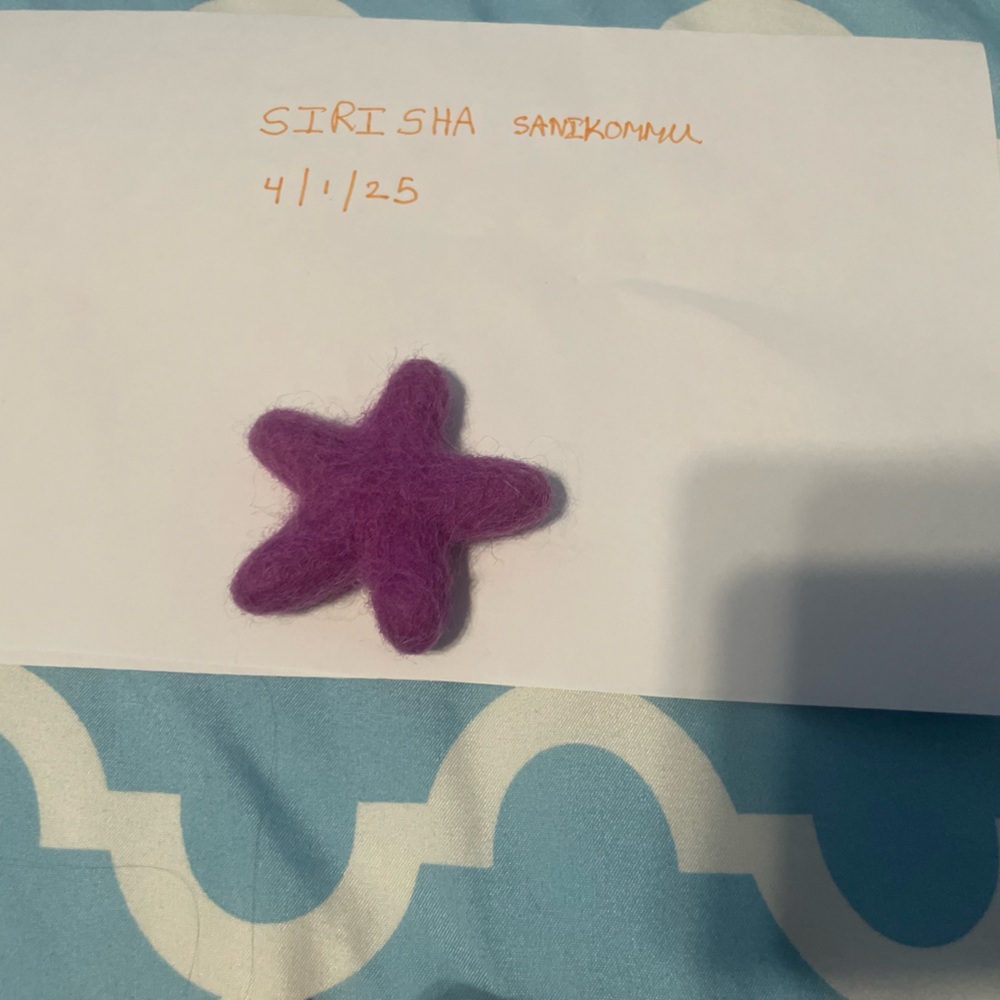 Lovevery purple felt replacement star